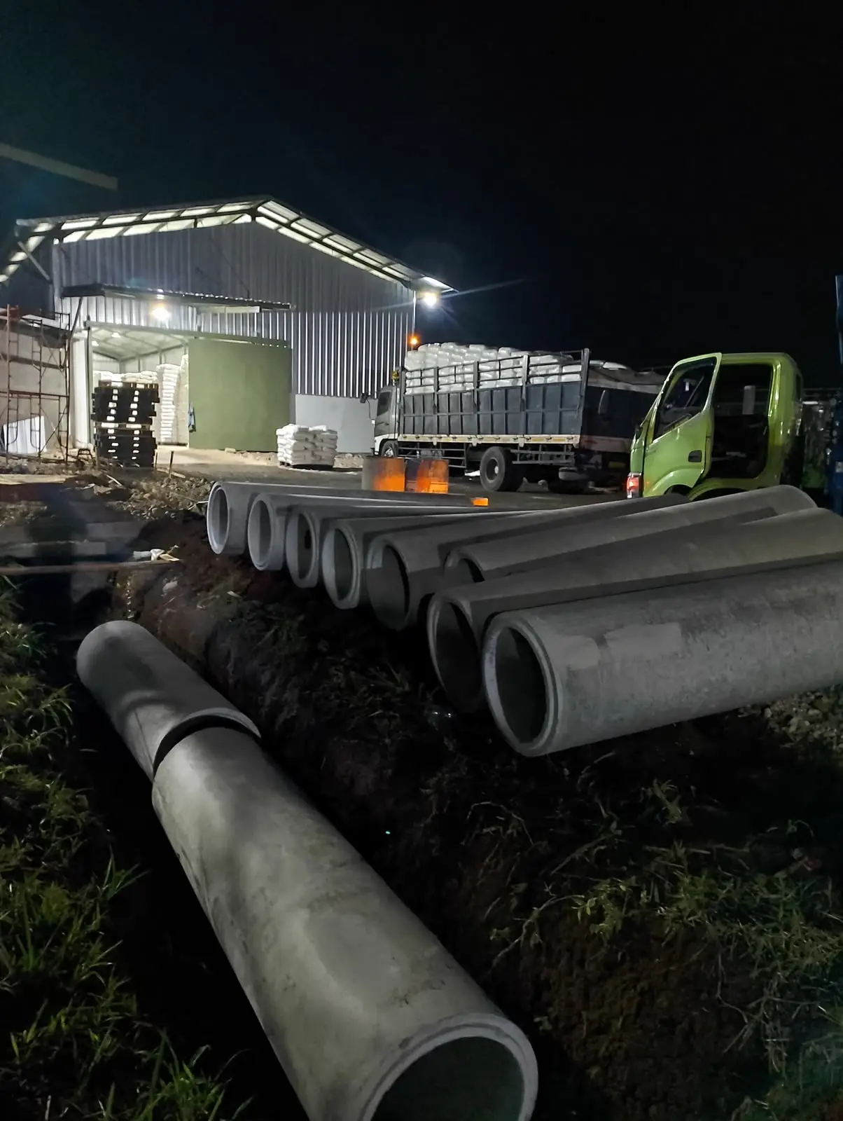 Pengiriman produk saluran gorong-gorong pipa beton ke Pandeglang